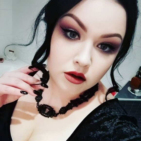 Fortune Teller Baroque Necklace – by Restyle ✦ Ornate Filigree ✦ Rare Statement - Picture 2 of 3